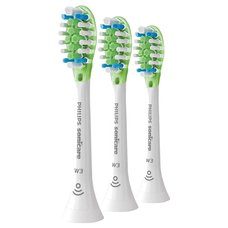 飞利浦(Philips)牙刷头 智臻亮白型 适配HX9924HX9954HX9903HX9901 白色HX9063/67