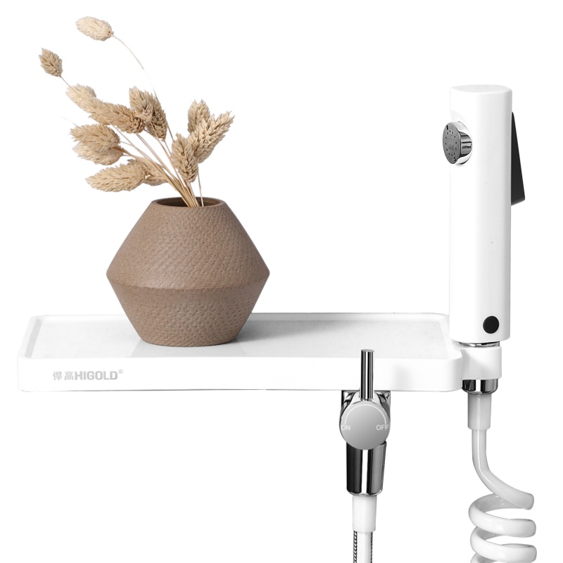 HIGOLD/悍高 多功能纸巾架置物卫生间厕所创意带妇洗增压清洗喷枪