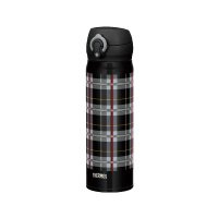 [限量款]膳魔師(THERMOS) 保温杯 真空304不锈钢通用 JNL-502 黑色格子限量款 500毫升