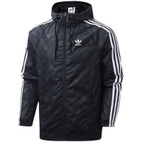 adidas阿迪达斯三叶草男装运动服大LOGO款休闲运动短袖T恤DX3662 adidas阿迪达斯三叶草男装防风运动服连
