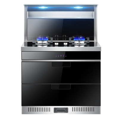 康佳(KONKA) KDD13 厨房环保灶一体灶台 侧吸式抽油烟机燃气灶消毒柜套装 天然气 集成灶