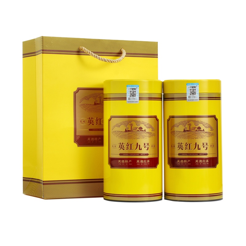 皇室商务罐装 浓香新茶 红茶 英红九号1959 英德红茶茶叶散装醇香型礼盒罐装浓香型正品300克