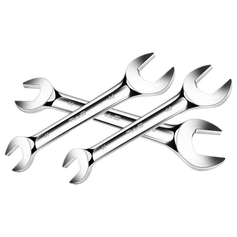 东工开口呆扳手双头镜面呆头工具 17-19mm