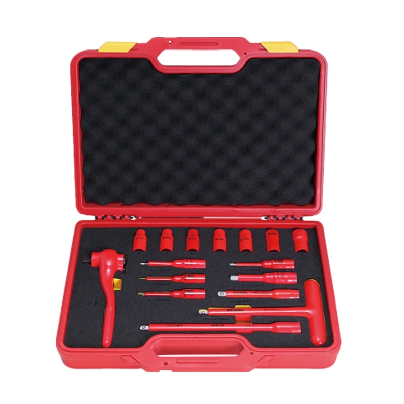 [卡尔]16件 12.5mm系列绝缘套筒组套