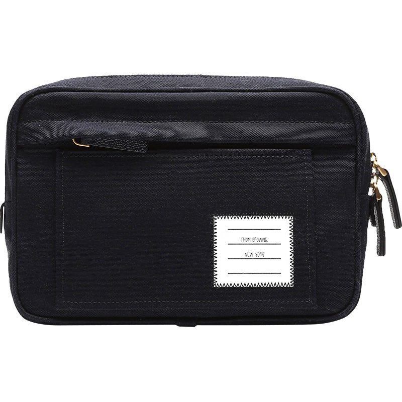 THOM BROWNE 汤姆·布朗 男士织物单肩斜挎包胸包腰包MAG177A 05390