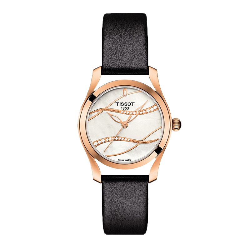 天梭（TISSOT）手表 海浪系列时尚石英女士手表