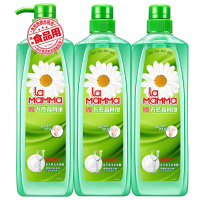 妈妈壹选 高效配方天然食品级餐具净/洗洁精 1kg*3 组合装 威露士出品 清新祛味不伤手家庭装