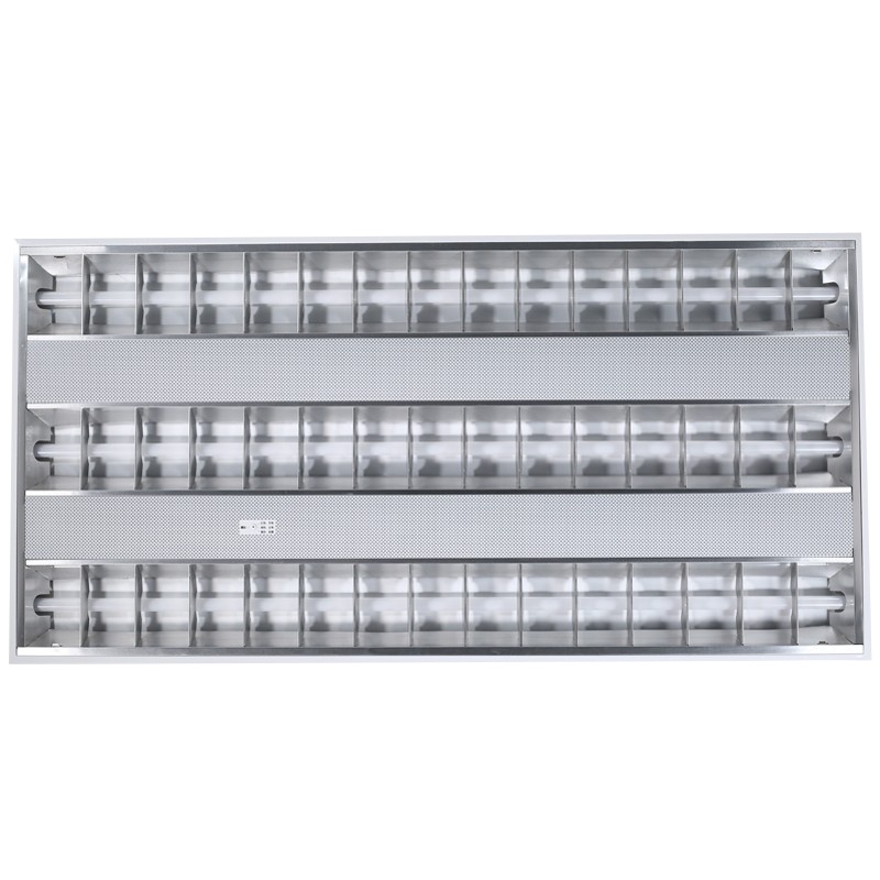 FSL佛山照明集成吊顶灯T5一体式灯盘600*600含电池消防应急电源装置嵌入式客厅办公室厨卫灯格栅灯盘