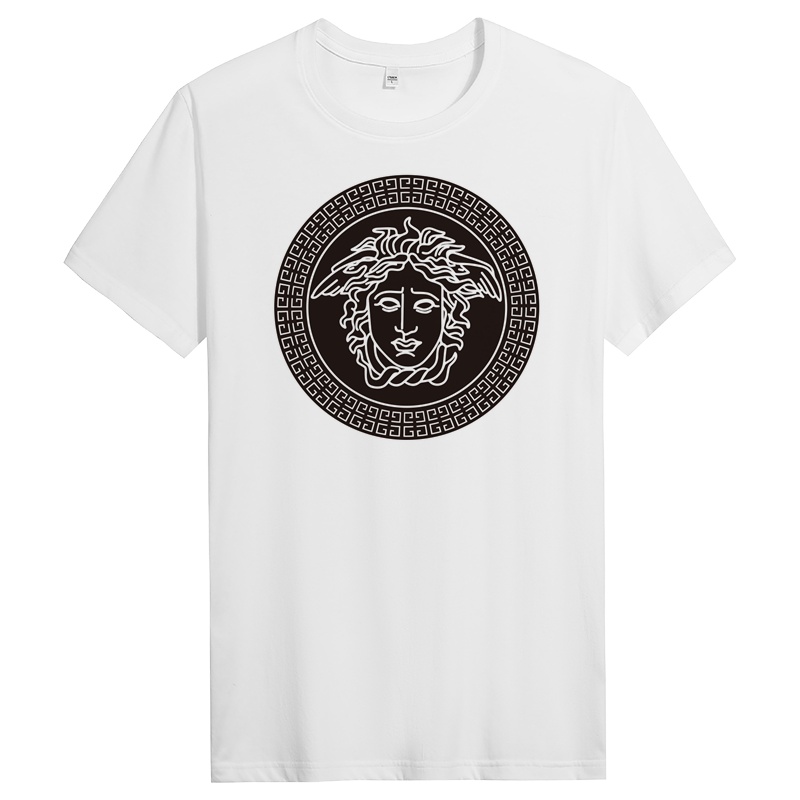 纯棉短袖T恤男纯色圆领宽松体恤夏季男士纯色衣服潮 DT10771