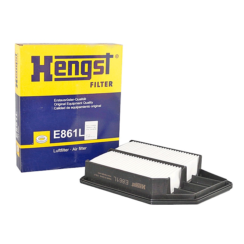 汉格斯特（hengst）空气滤清器E861L适用于八代雅阁2.4L 歌诗图2.4L