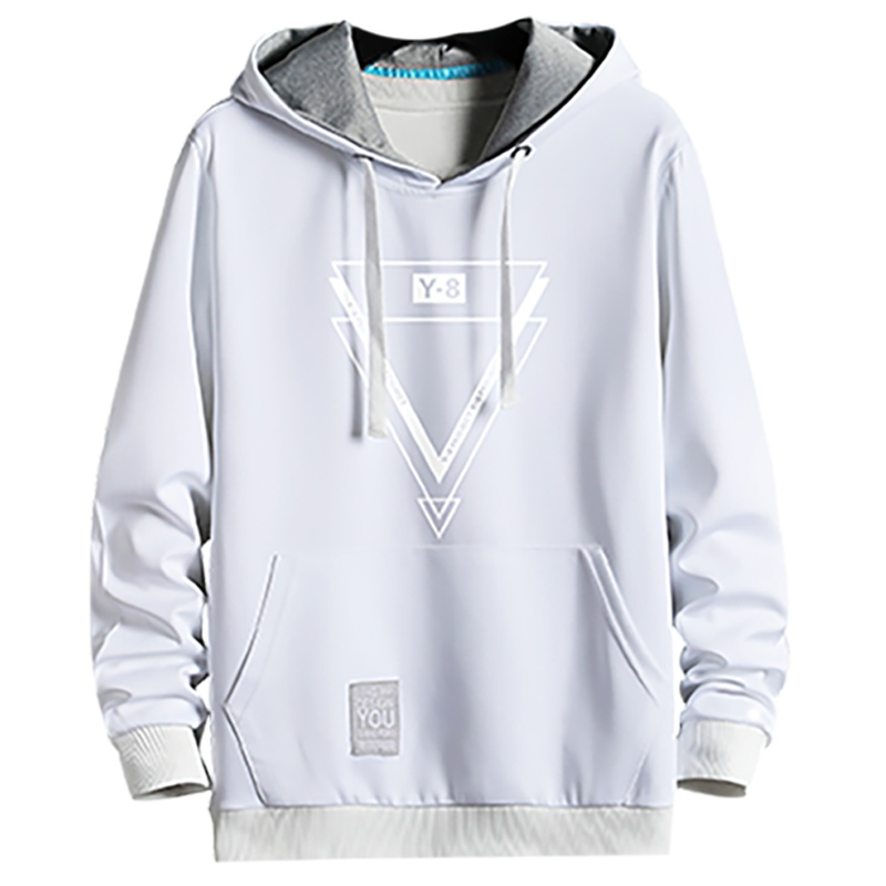 狮臣SHICHEN 2023年新款卫衣男秋季韩版修身百搭衣服连帽套头卫衣衫男士卫衣打底衣潮运动卫衣男装