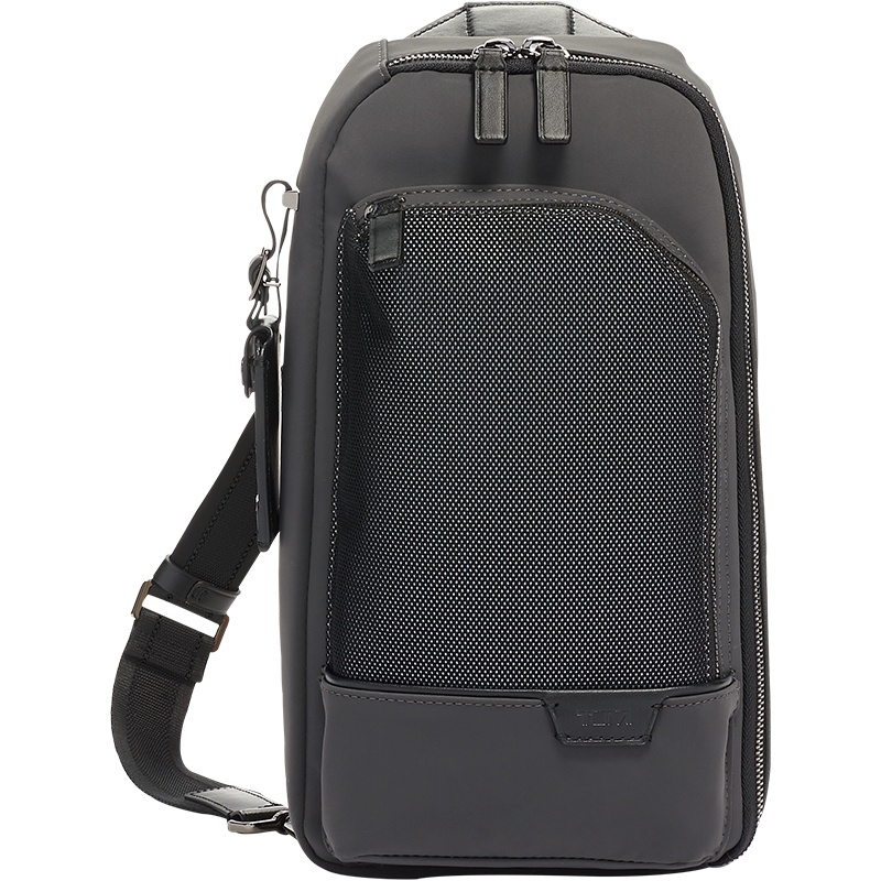 TUMI途明 HARRISON系列 男士运动型单肩斜背包06602035RIRN-反光铁灰色