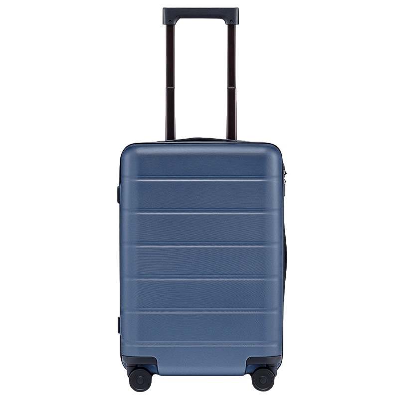 小米(MI)拉杆箱 高弹性万向静音轮旅行箱 TSA海关锁简约商务登机箱 蓝色 20英寸