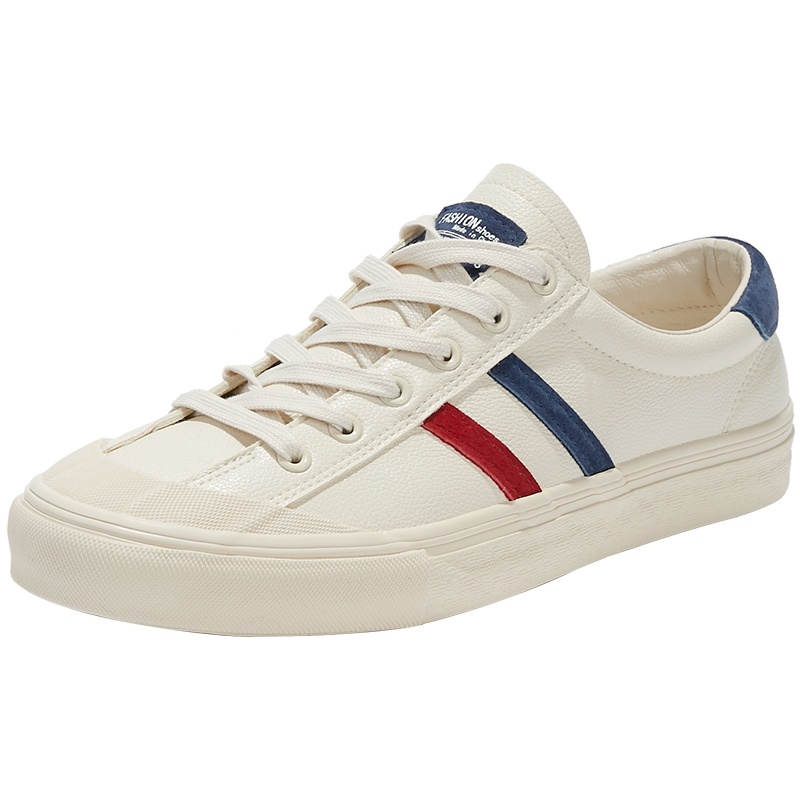 Hotwind热风潮流男士休闲鞋系带圆头板鞋H14M9125