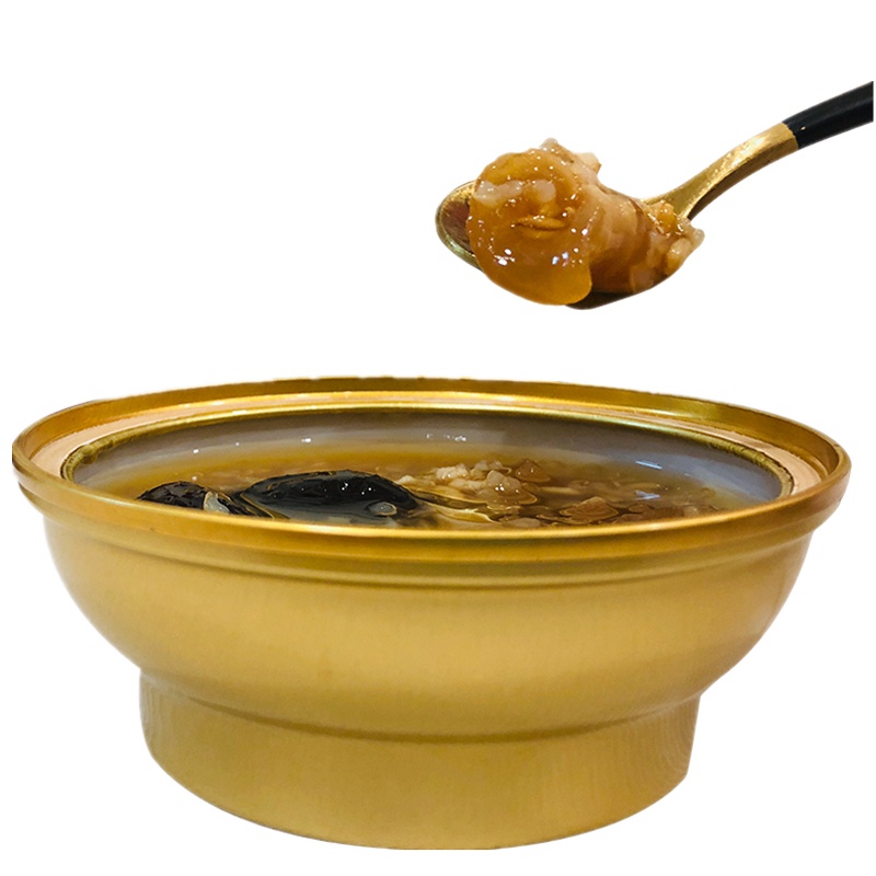 与燕 即食花胶鱼胶138g*1碗 鲜炖孕妇滋补品藜麦红枣胶原蛋白零食代餐