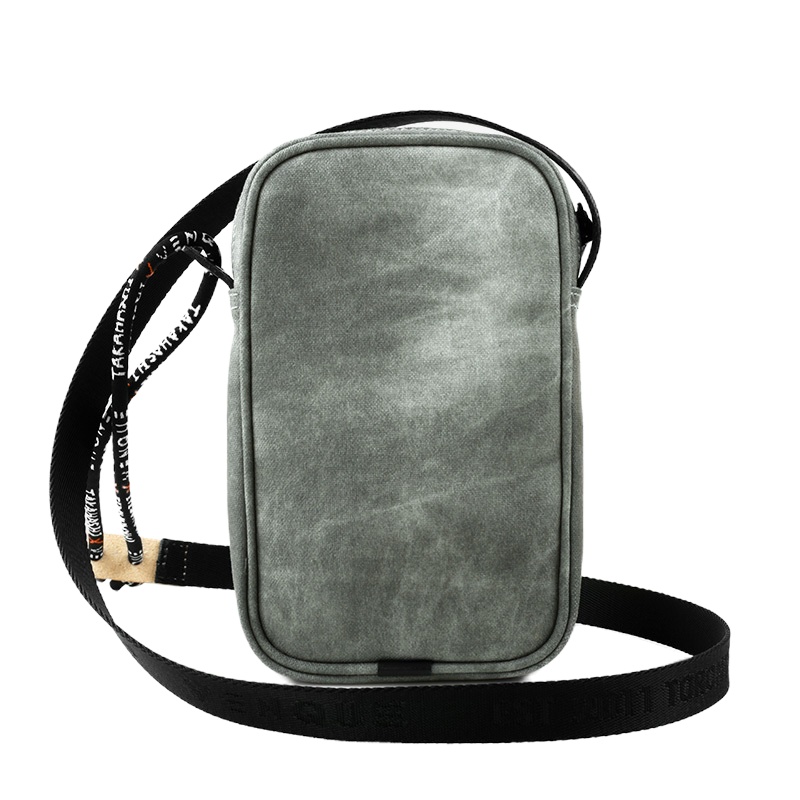 范克(VENQUE)Amoo时尚单肩斜挎情侣胸包 深灰色 随单即送hello kitty保温杯一个