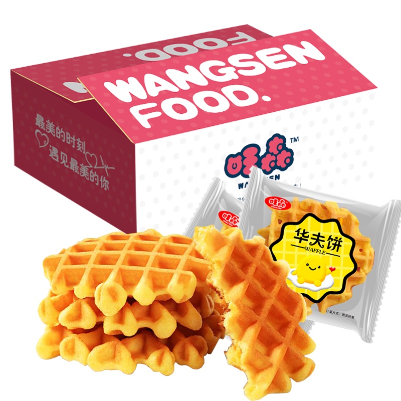 旺森华夫饼软面包27g*10包糕点办公室休闲零食