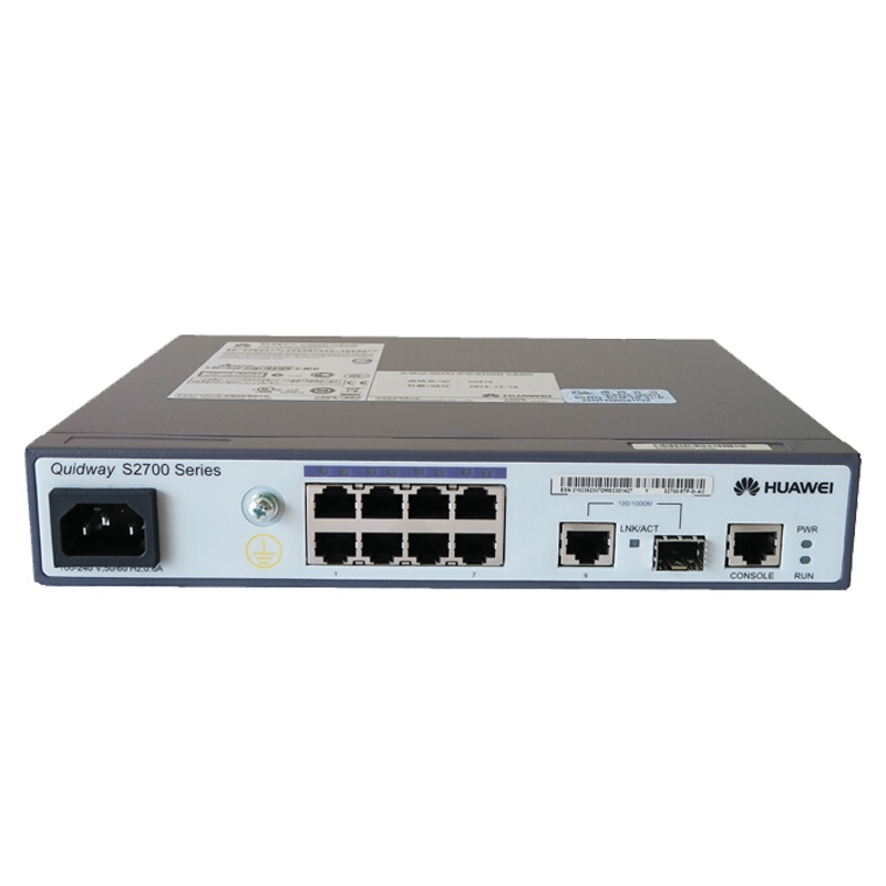 华为(huawei)S2700-9TP-EI-DC 直流供电上行自带千兆光口