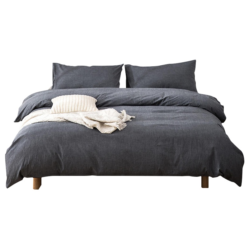 花花公子(PLAYBOY) 全棉磨毛四件套纯棉套件加厚保暖被套床单秋冬季床上用品