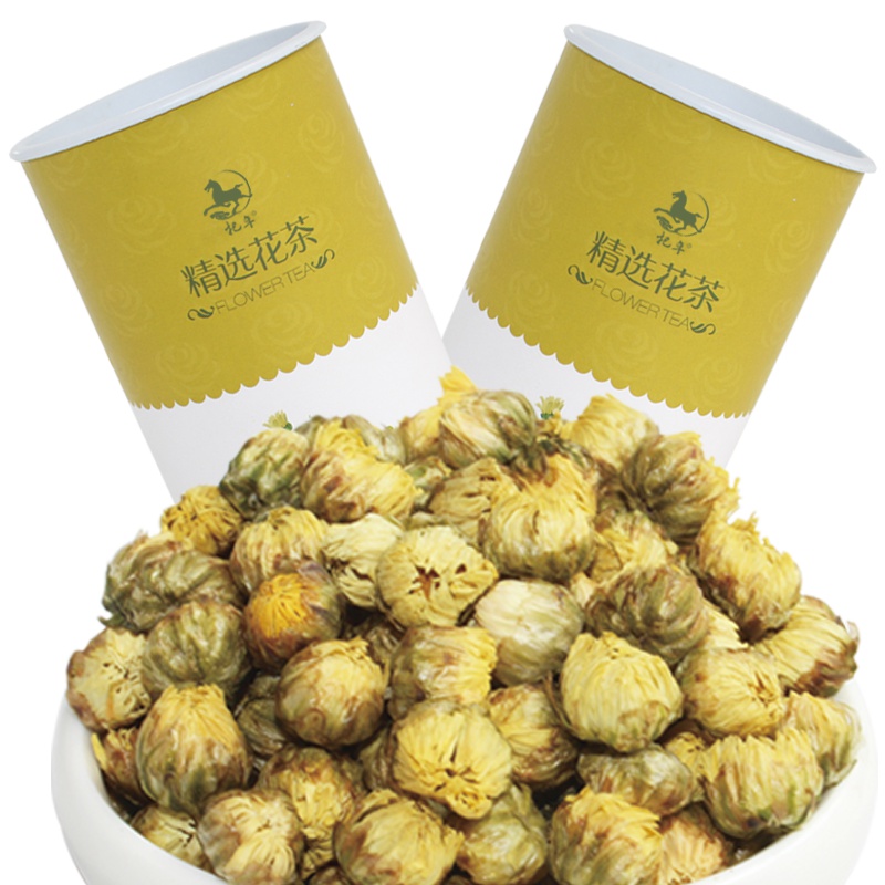 杞年胎菊王 胎菊 正宗桐乡杭白菊花茶 茶叶花草茶 80g 枸杞好搭档 苏宁自营