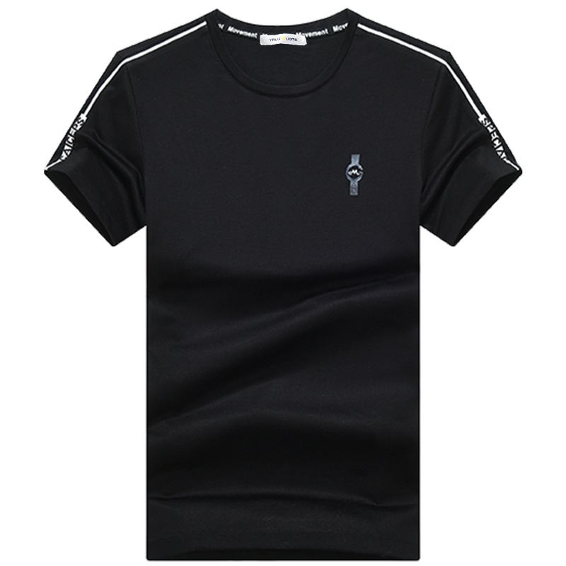 雅鹿男装夏季韩版休闲男士t恤短袖男体恤男士圆领短袖t恤AC22EXTB00560