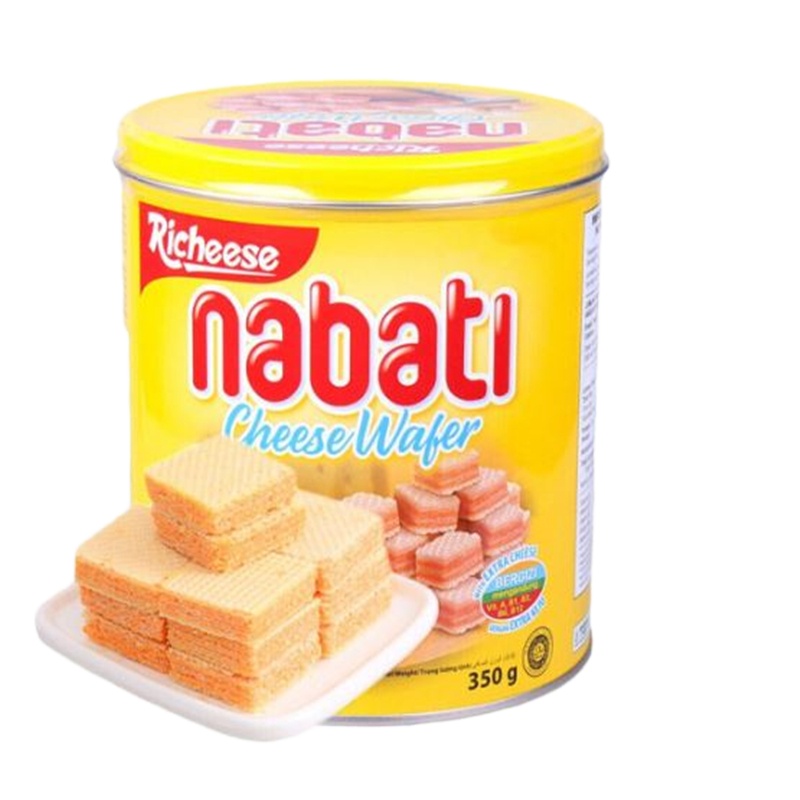 丽芝士纳宝帝奶酪威化饼干350g/罐