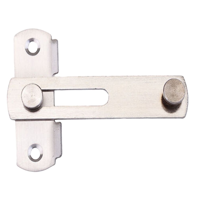 恒久(CHJC) 02款10cm大号304不锈钢门扣门栓插销/银色(单位:套)