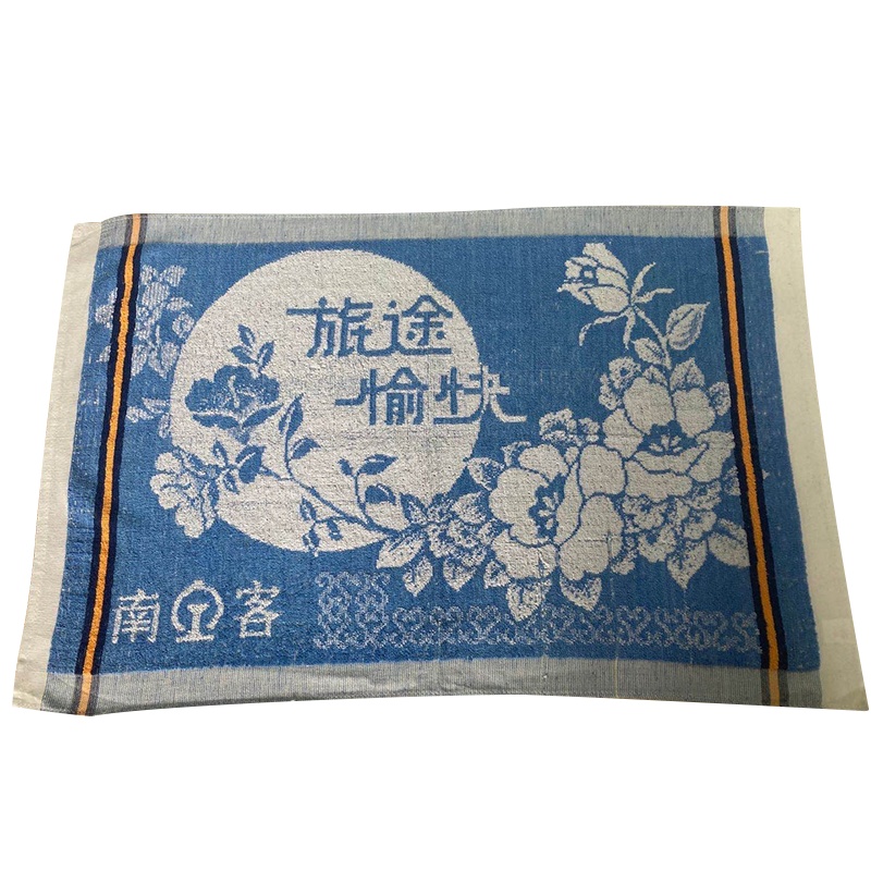 依朴 枕巾 单人枕巾纯棉复古老式怀旧月牙边毛巾 66*44 3000条起订