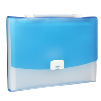 三木(SUNWOOD)三木风琴包F4306 商务办公12页手提票据包试卷包资料包多层事物包(蓝色)