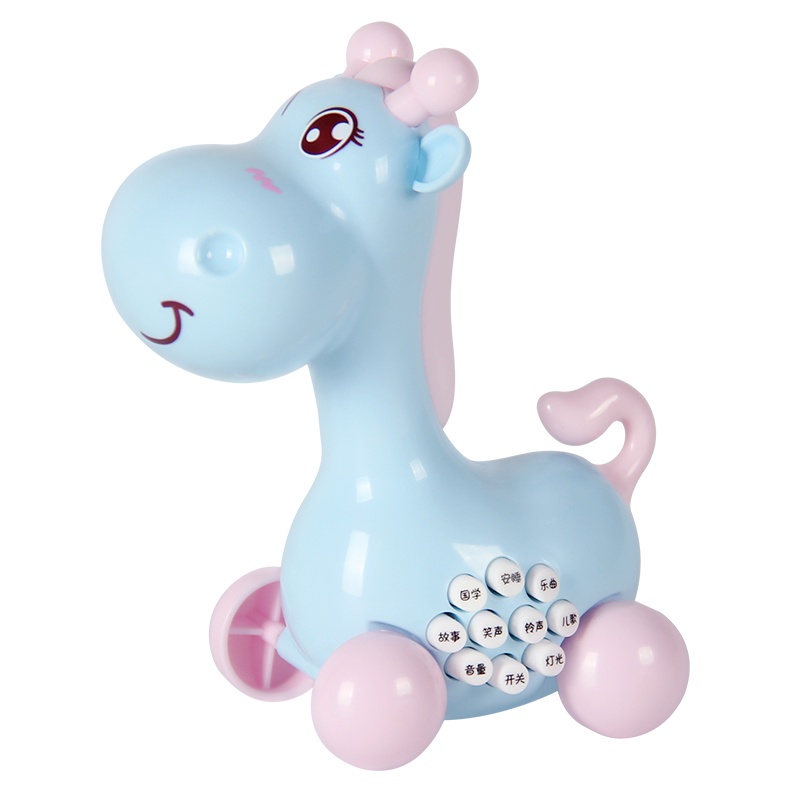 儿童mp3音乐故事机灯光小鹿动物益智婴幼儿玩具男女孩0-1-3岁