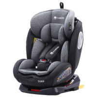 innokids儿童安全座椅汽车用0-4-12岁婴儿宝宝可坐躺360度旋转ISOFIX硬接口