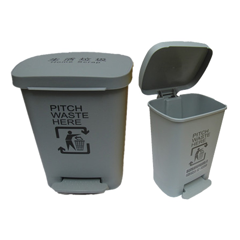 加厚生活垃圾桶灰色脚踏式 收纳桶 耐用 结实,单个不发,5个起拍,价格为单个价,少于5个不发货