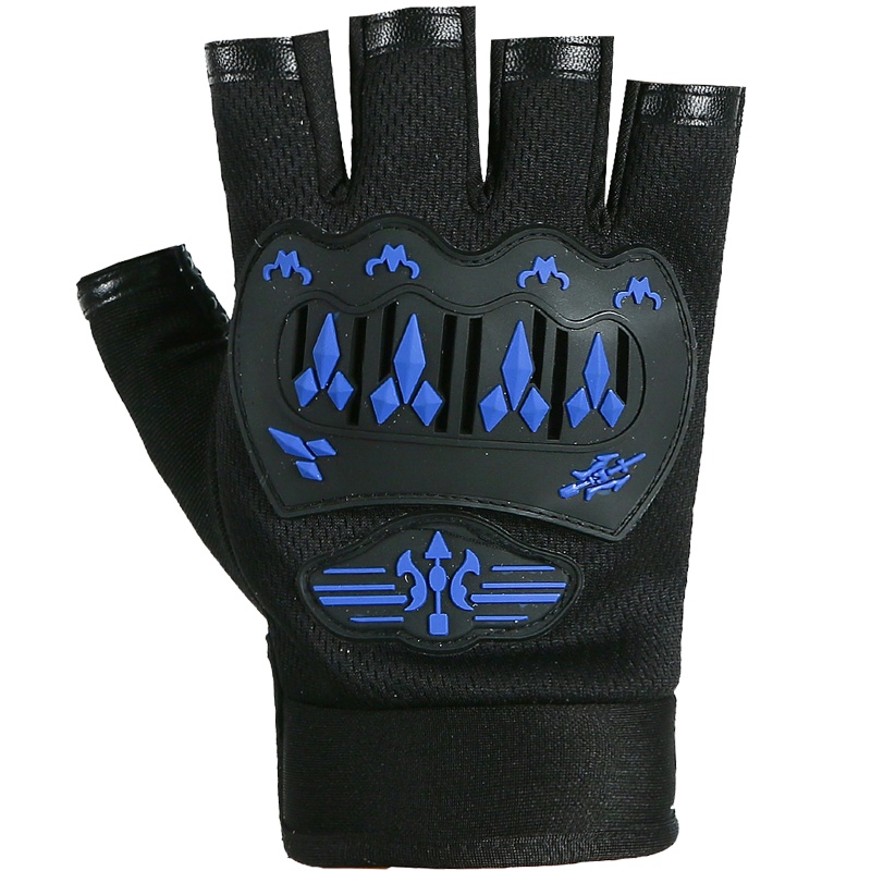 MUXIWEIER半指手套男健身骑行开车防滑防晒漏指半截战术手套摩托车春夏季薄款户外钓鱼手套21年新品