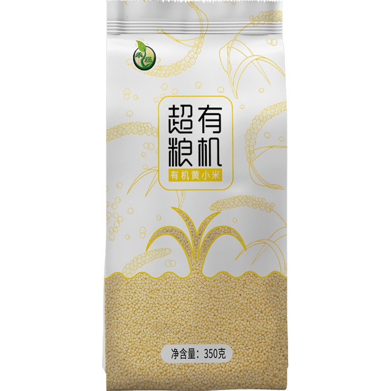 禾煜 超粮有机黄小米350g(小黄米五谷杂粮东北粗粮小米粥)