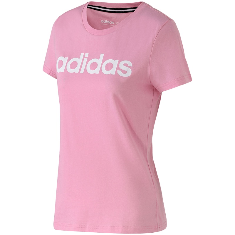 【自营】Adidas阿迪达斯NEO女装运动服休闲圆领短袖T恤DW7945