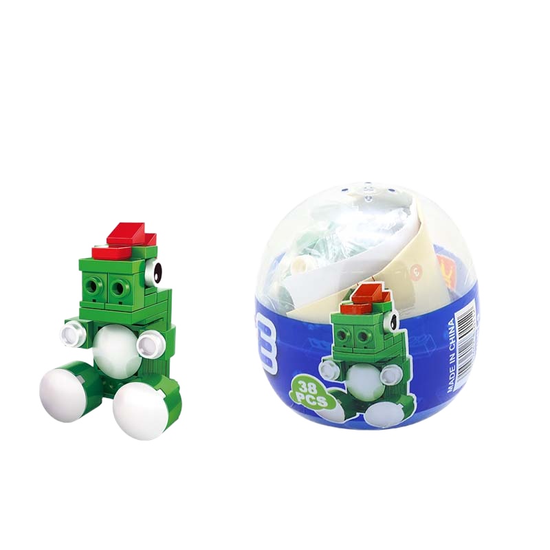 ORSIM奥森 动物积木扭蛋 开发智力 亲子互动 动手能力 益智趣味