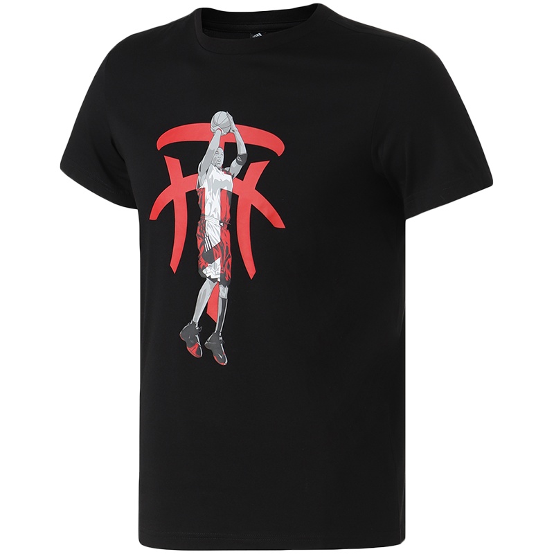 阿迪达斯男服短袖T恤篮球麦迪文化休闲运动服DU6437