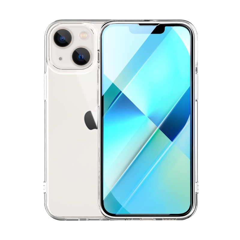 ESCASE【壳膜套装】苹果13promax手机壳iphone13保护套全包防摔超薄软壳 高清防爆透明钢化膜