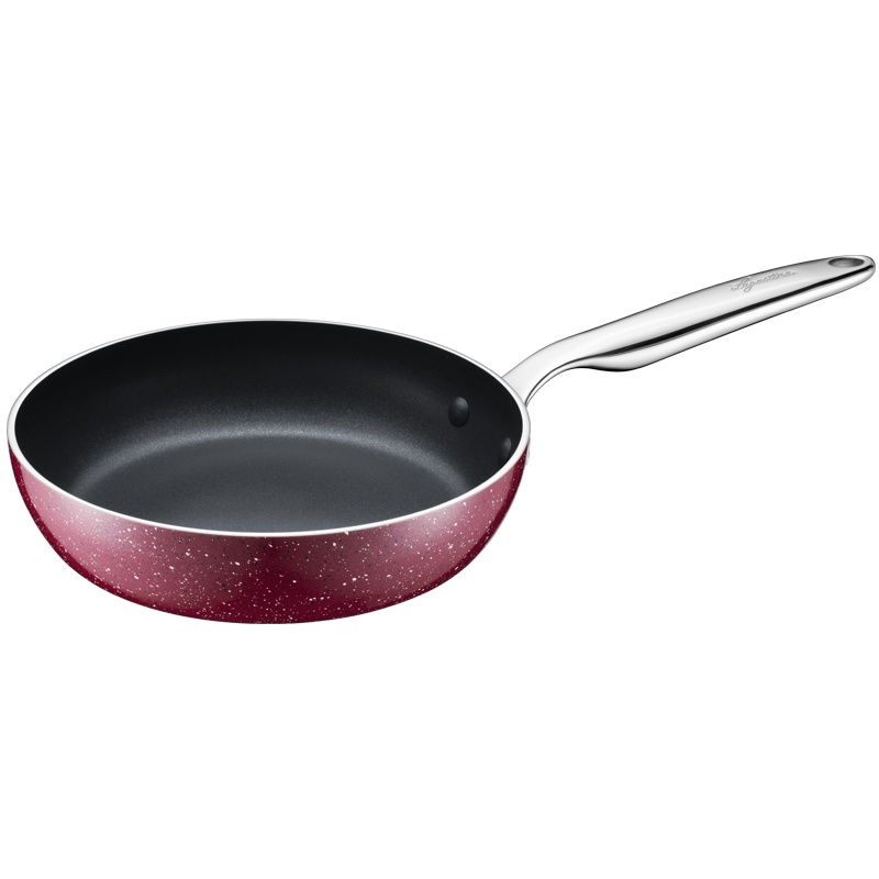 拉歌蒂尼(Lagostina)煎锅炒锅不粘锅罗萨系列家用燃气灶通用 20厘米单柄煎锅(无盖)ROSfpn20N