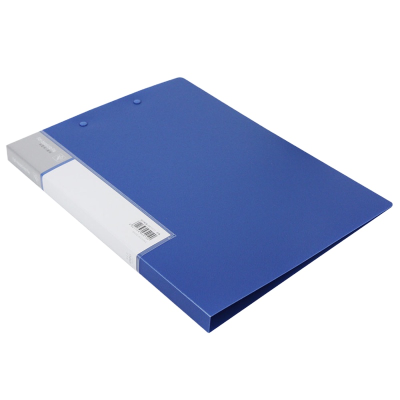 得力5419文件夹长押文件夹双夹文件管理夹 板夹文件夹可夹100张 5个装