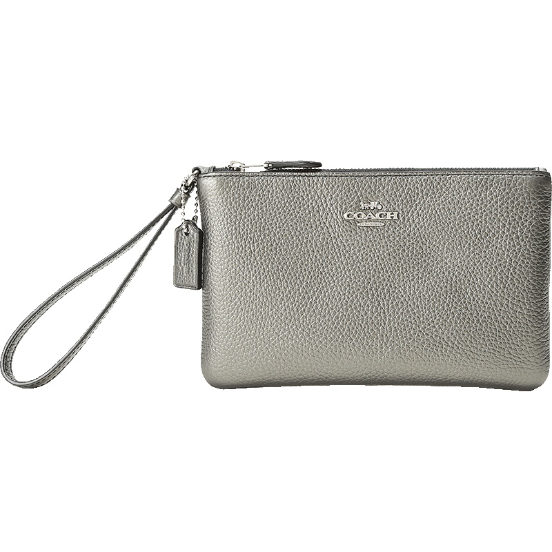 COACH 蔻驰 奢侈品 女士皮革手拿包零钱包 37383B