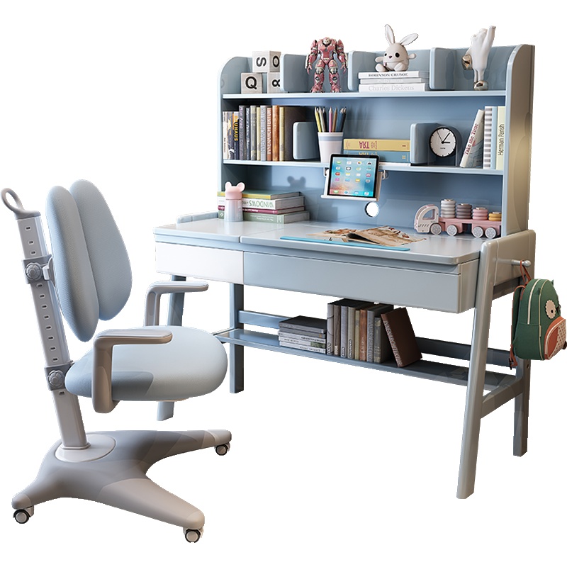 学生书桌男孩儿童学习桌可升降桌子女孩卧室课桌迪玛森家用写字桌椅