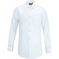 蒙蒂埃莫免烫意式经典棉质微弹舒适常规版男士正装长袖衬衫