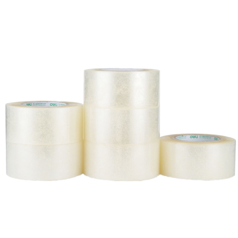 得力(deli) 30335 高品质透明封箱胶带/打包胶带 60mm*200y(183m/卷) 6卷/筒