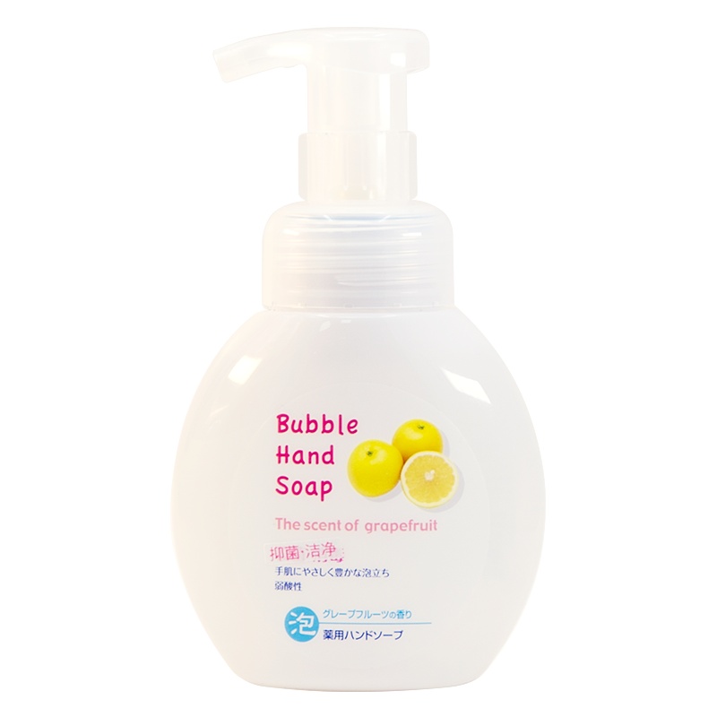 美洁卫日本原装进口葡萄柚家用消毒除菌按压泡沫杀菌洗手液滋润双手250ml