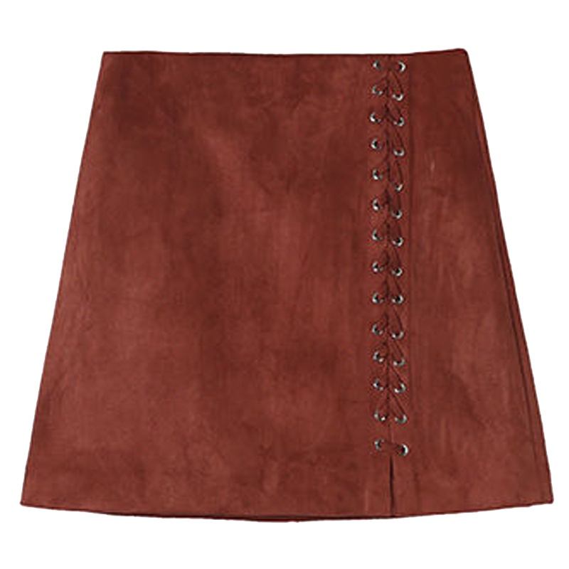 拉夏贝尔candie’s春季新款韩版修身A字气质针织半身裙女30083176