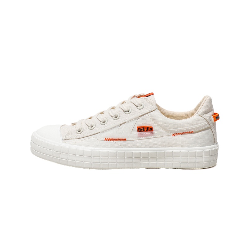 回力(Warrior)百搭舒适透气帆布鞋女款