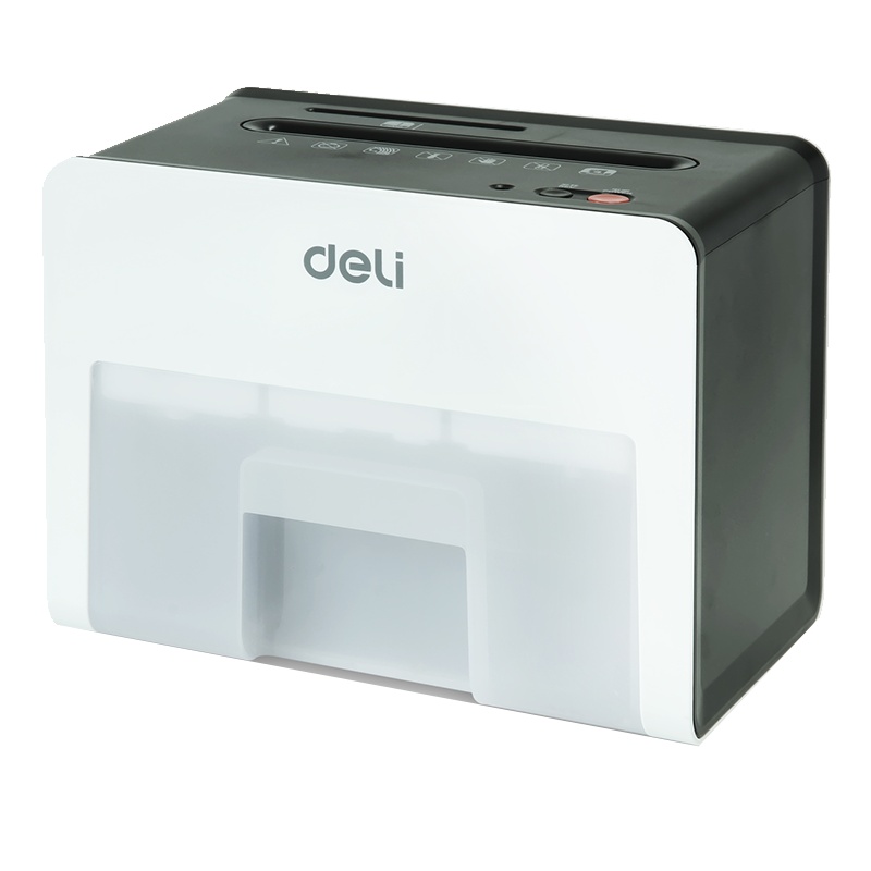 得力deli9931小型桌面式碎纸机电动粉碎机 办公家用迷你碎纸机