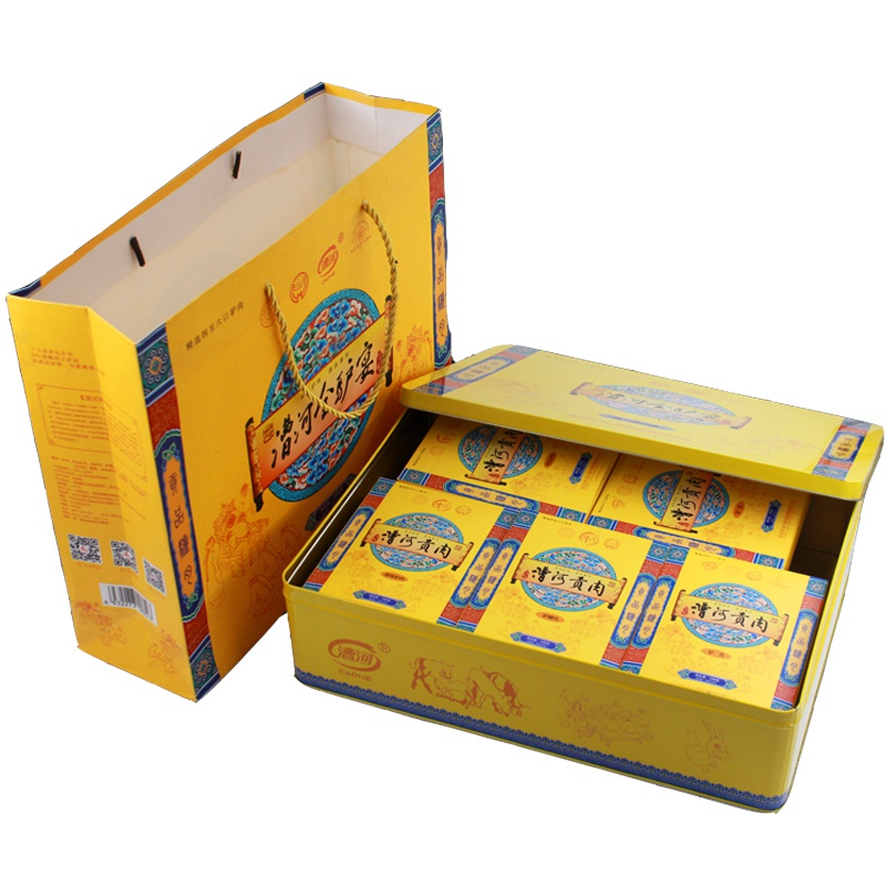 [中华特色]河北供销馆 漕河驴肉 贡品全驴宴1000g礼盒装 真空包装驴肉熟食年货团购礼品 河北保定特产 华北