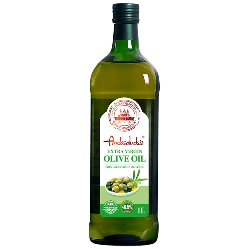 中粮安达露西(Andasaludsia)特级初榨橄榄油1L/瓶 原装进口